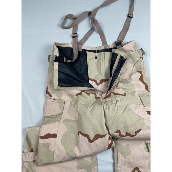 Military Desert Camo Chemical Pants Medium Reg Tactical Cargo Gorpcore - Picture 12 of 14